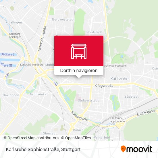 Karlsruhe Sophienstraße Karte
