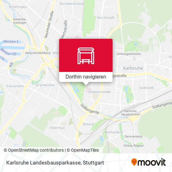 Karlsruhe Landesbausparkasse Karte