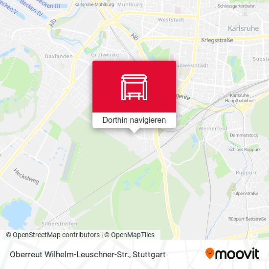 Oberreut Wilhelm-Leuschner-Str. Karte