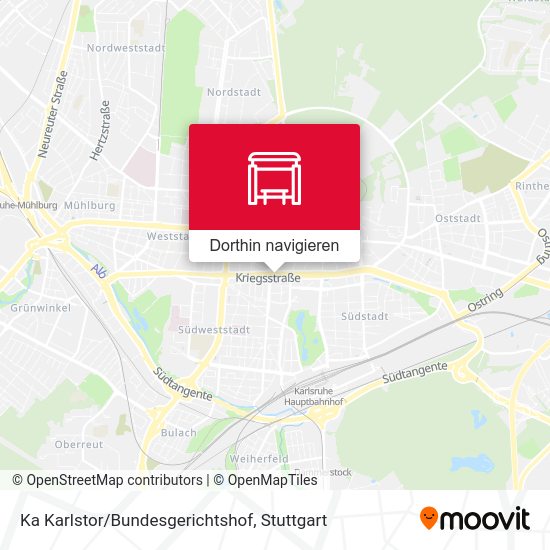 Ka Karlstor/Bundesgerichtshof Karte