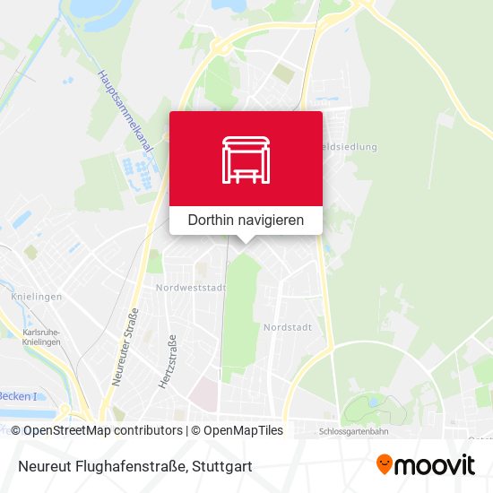 Neureut Flughafenstraße Karte