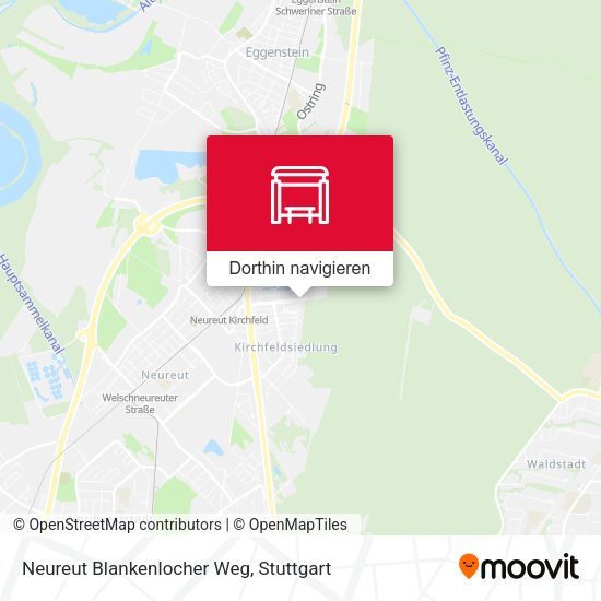 Neureut Blankenlocher Weg Karte