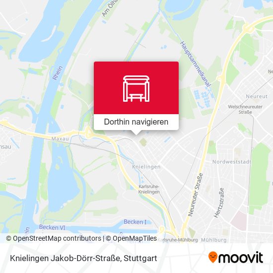 Knielingen Jakob-Dörr-Straße Karte
