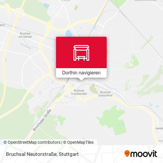 Bruchsal Neutorstraße Karte