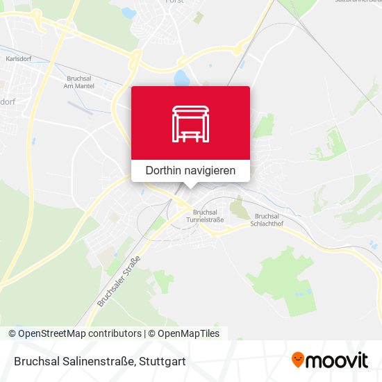 Bruchsal Salinenstraße Karte