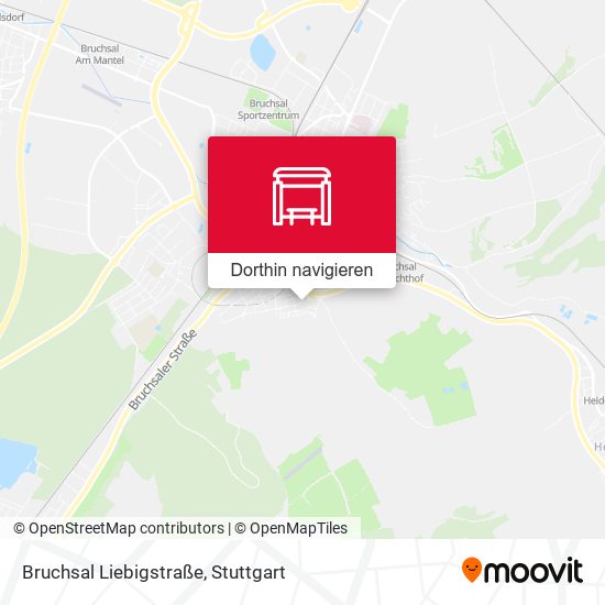 Bruchsal Liebigstraße Karte