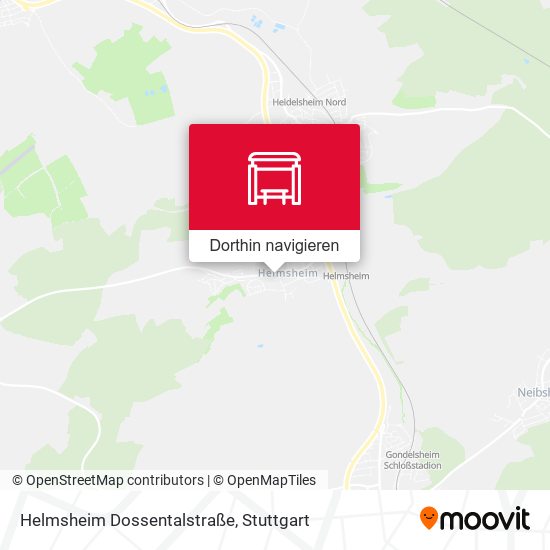 Helmsheim Dossentalstraße Karte