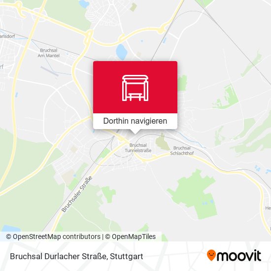 Bruchsal Durlacher Straße Karte
