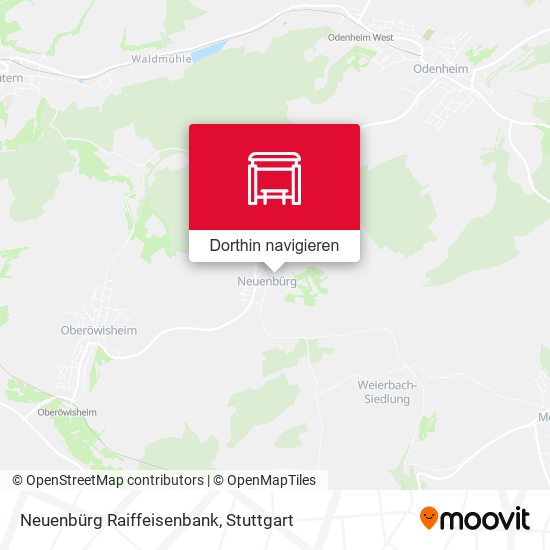 Neuenbürg Raiffeisenbank Karte