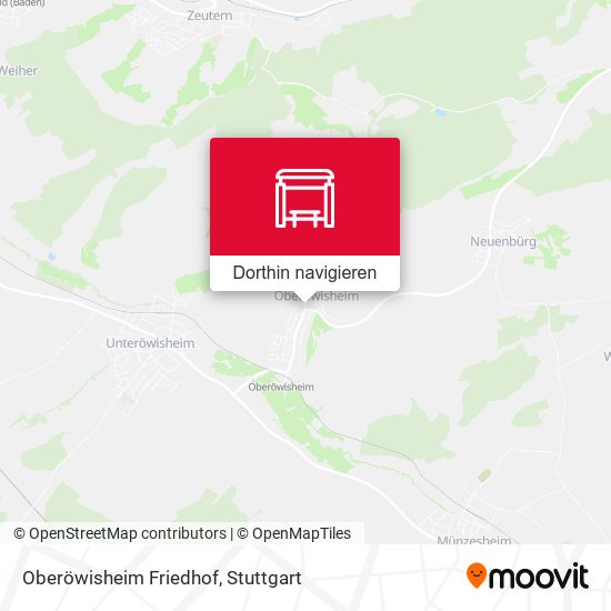 Oberöwisheim Friedhof Karte
