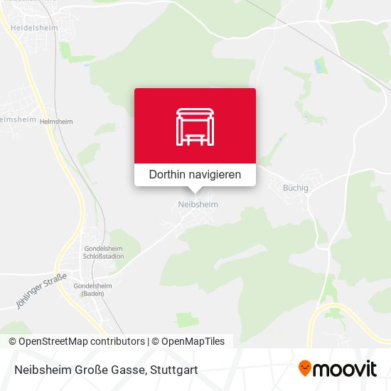 Neibsheim Große Gasse Karte