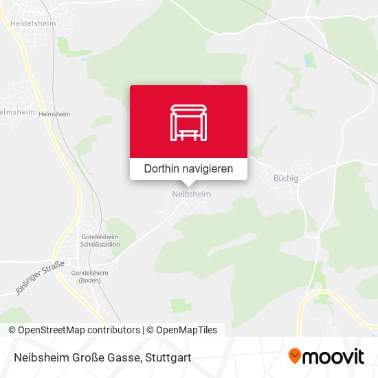 Neibsheim Große Gasse Karte