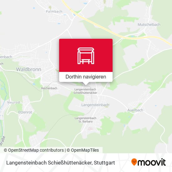 Langensteinbach Schießhüttenäcker Karte