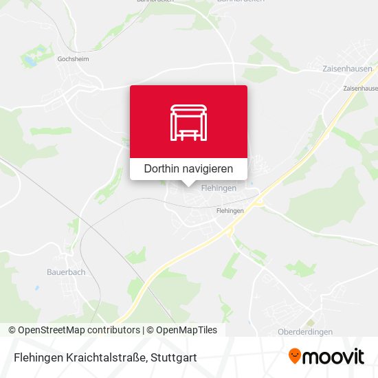 Flehingen Kraichtalstraße Karte