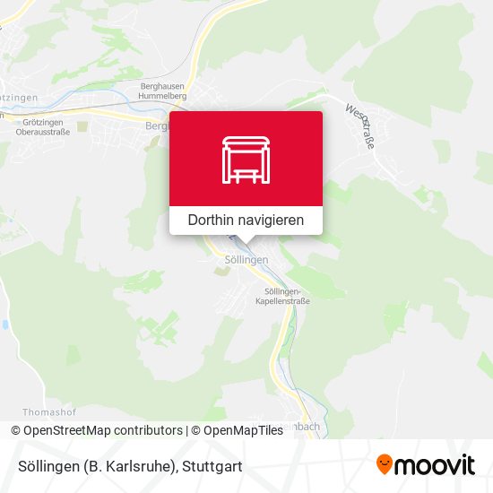 Söllingen (B. Karlsruhe) Karte