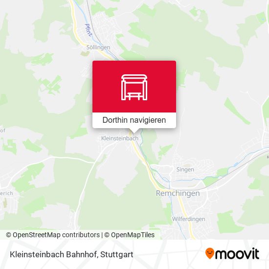 Kleinsteinbach Bahnhof Karte