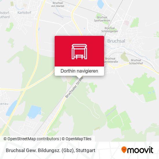 Bruchsal Gew. Bildungsz. (Gbz) Karte