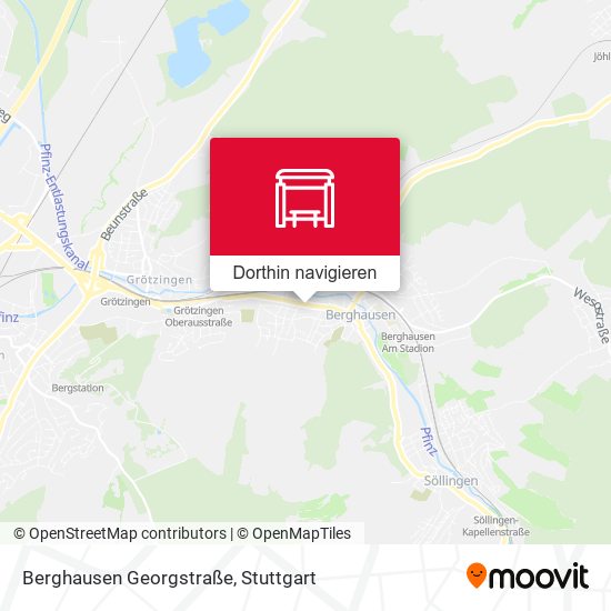 Berghausen Georgstraße Karte