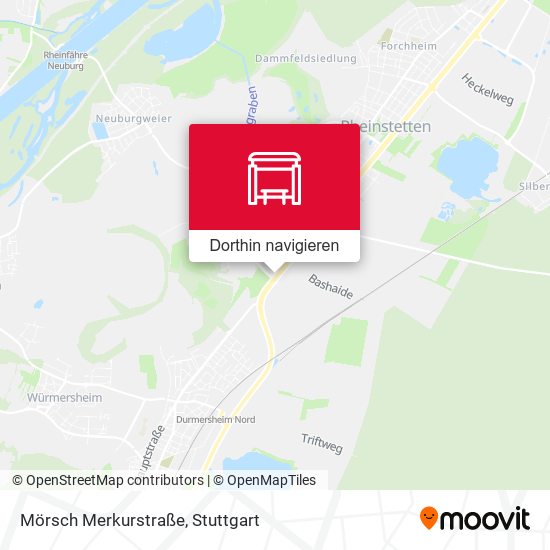 Mörsch Merkurstraße Karte