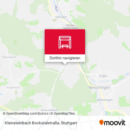 Kleinsteinbach Bockstalstraße Karte