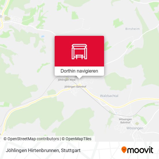 Jöhlingen Hirtenbrunnen Karte