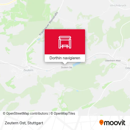 Zeutern Ost Karte