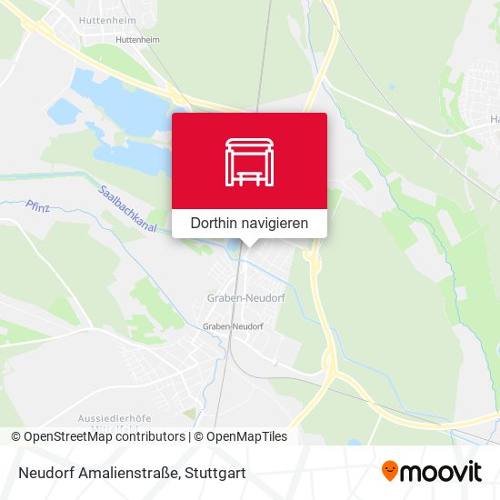 Neudorf Amalienstraße Karte