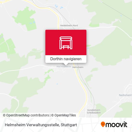 Helmsheim Verwaltungsstelle Karte