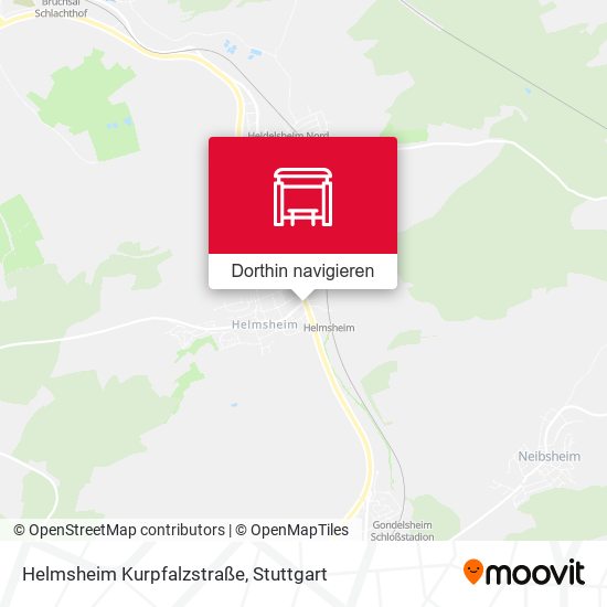 Helmsheim Kurpfalzstraße Karte