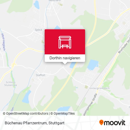 Büchenau Pfarrzentrum Karte