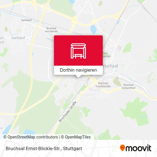 Bruchsal Ernst-Blickle-Str. Karte