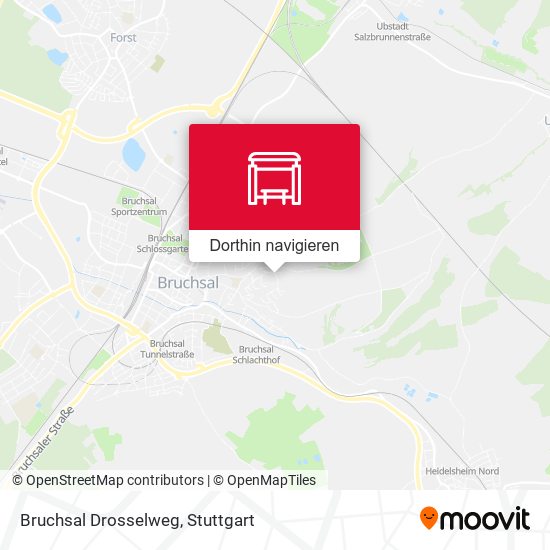 Bruchsal Drosselweg Karte