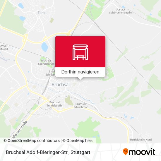 Bruchsal Adolf-Bieringer-Str. Karte