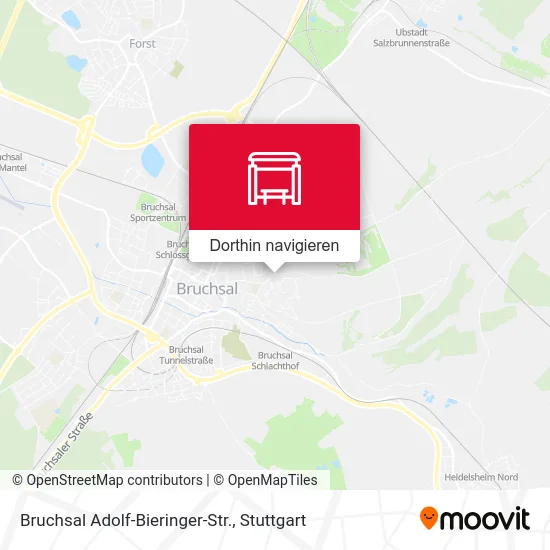 Bruchsal Adolf-Bieringer-Str. Karte