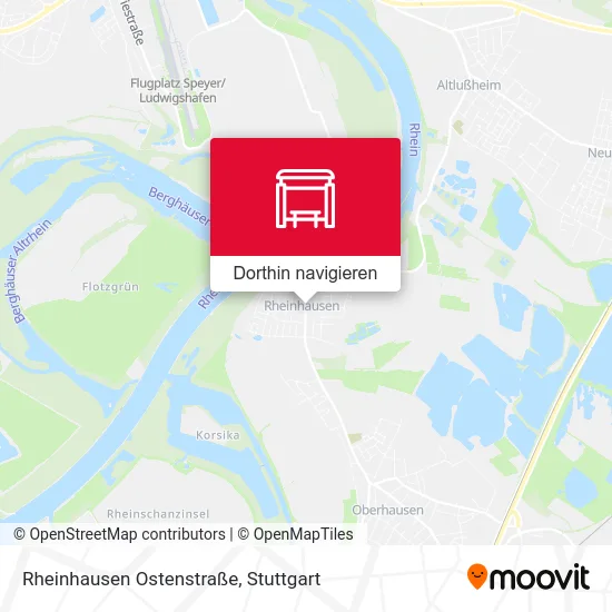 Rheinhausen Ostenstraße Karte