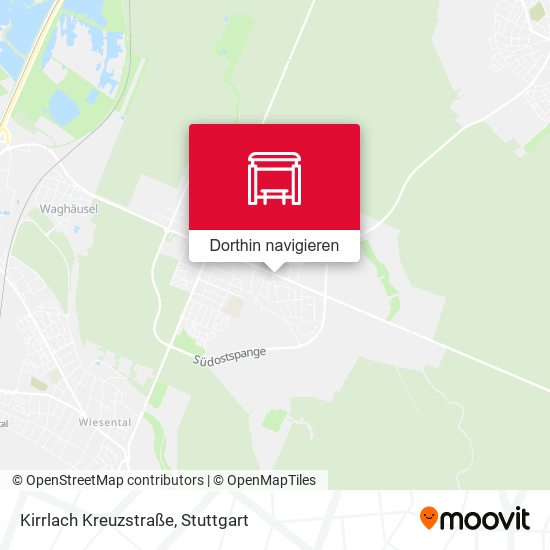 Kirrlach Kreuzstraße Karte