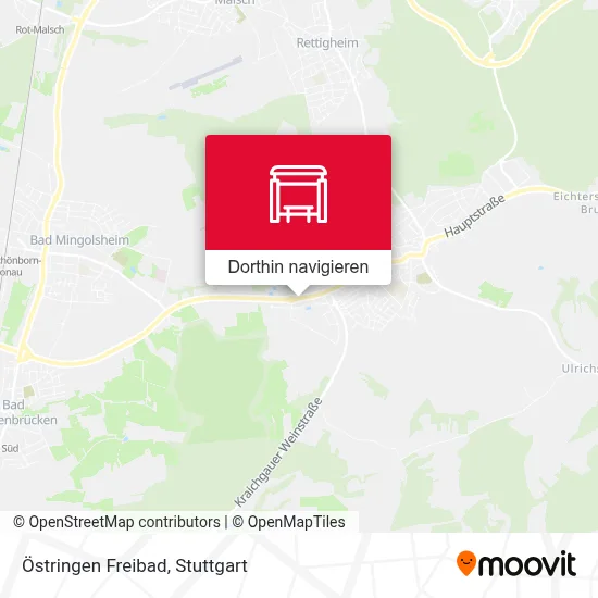 Östringen Freibad Karte