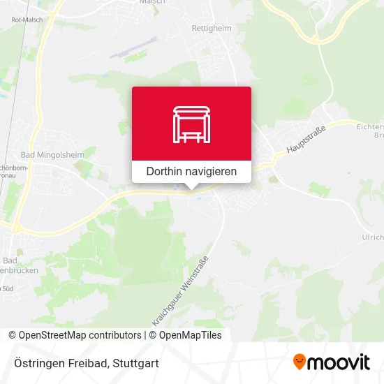 Östringen Freibad Karte