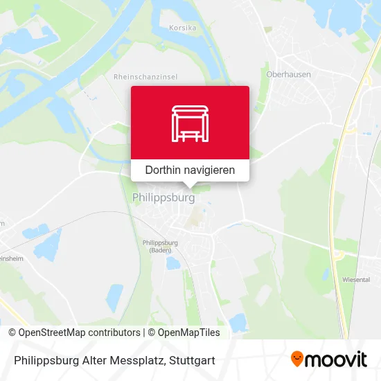 Philippsburg Alter Messplatz Karte