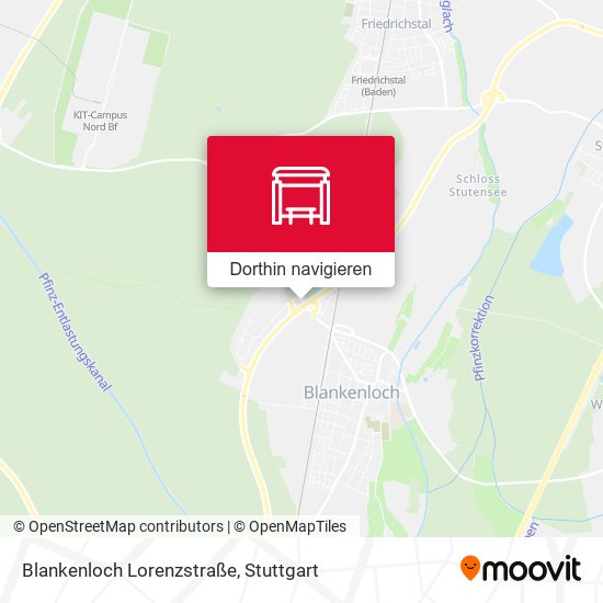 Blankenloch Lorenzstraße Karte