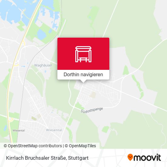 Kirrlach Bruchsaler Straße Karte