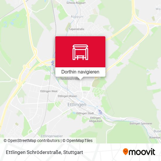 Ettlingen Schröderstraße Karte