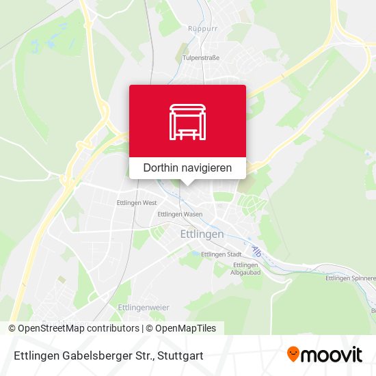 Ettlingen Gabelsberger Str. Karte