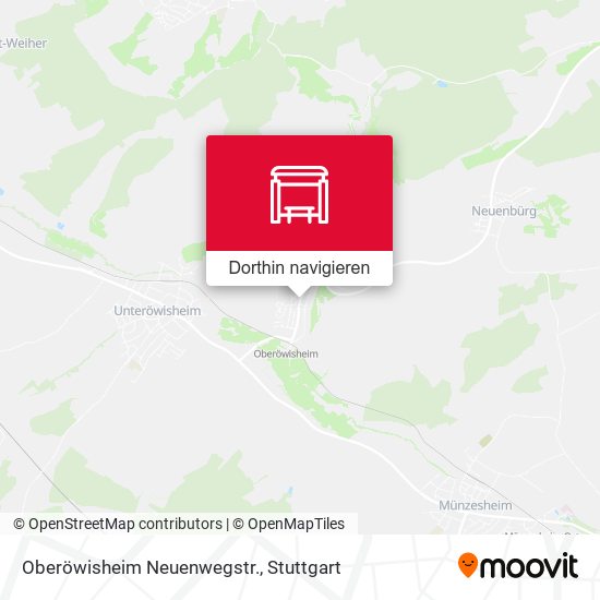 Oberöwisheim Neuenwegstr. Karte