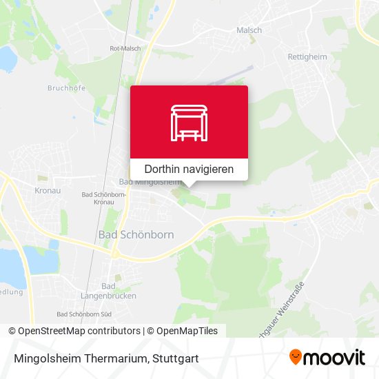 Mingolsheim Thermarium Karte