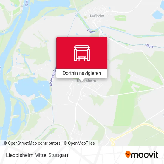 Liedolsheim Mitte Karte