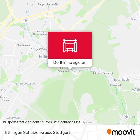 Ettlingen Schützenkreuz Karte