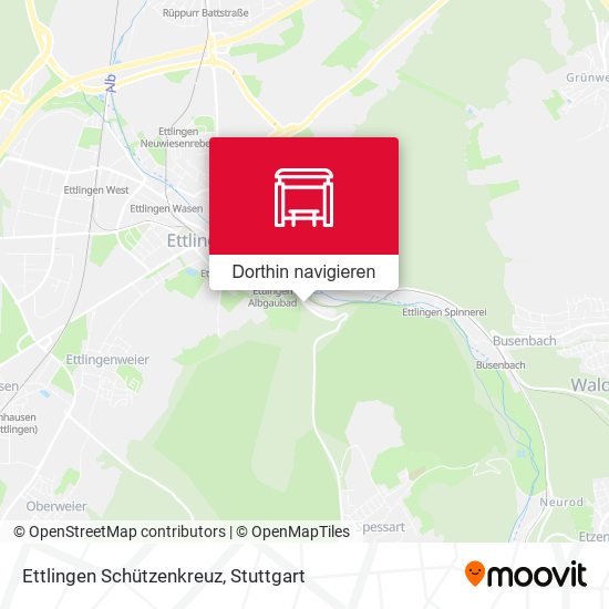 Ettlingen Schützenkreuz Karte