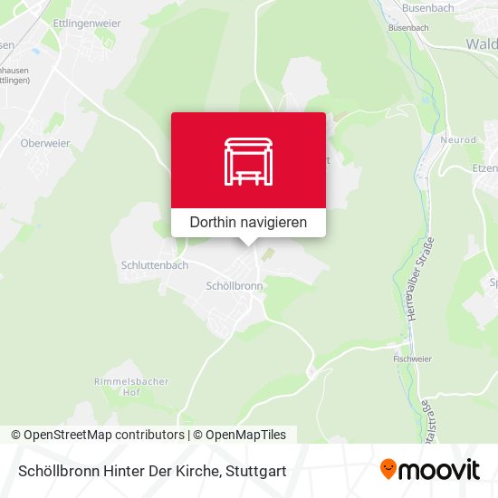 Schöllbronn Hinter Der Kirche Karte