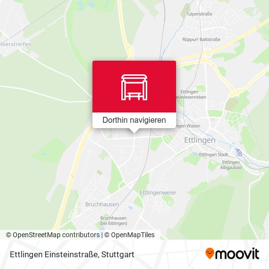 Ettlingen Einsteinstraße Karte